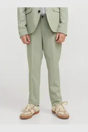 JACK & JONES Anzughose JPRSOLAR TROUSER NOOS JNR grün 146