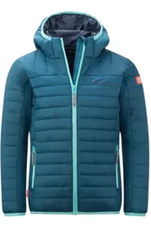 TROLLKIDS Steppjacke Eikefjord Recyceltes Material blau 128