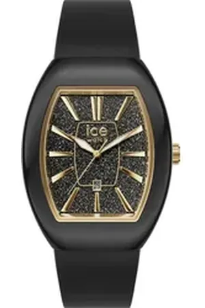 Ice-Watch Quarzuhr ICE boliday - Dome - Small - 3D + Date 024030, Armbanduhr, Damenuhr, analog, Silikonarmband, Datum schwarz