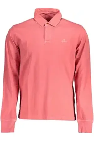 GANT Poloshirt Elees rotes Langarm-Poloshirt für Herren –