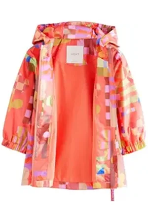 Next Regenjacke Wasserabweisende Cagoule-Jacke mit Print (1-St) rot 68-74 (6-9 Mon.)