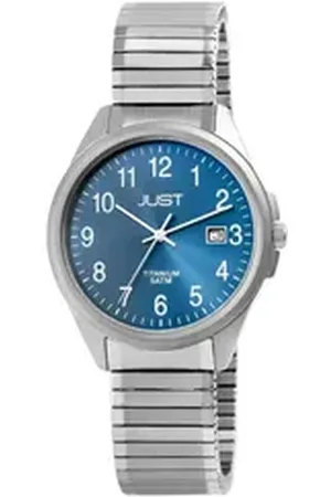 Just Watch Quarzuhr Lennish Herrenuhr mit Zugarmband, Titan, 5 ATM, weißes ZB