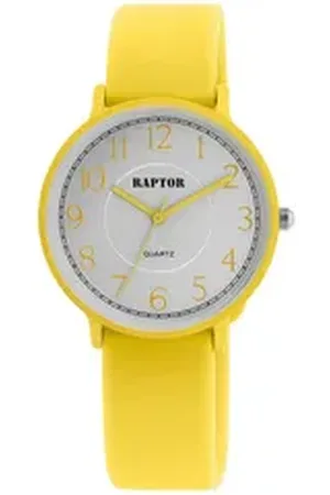 Raptor Quarzuhr Flavia Damenuhr "Flavia" mit Silikonarmband, rot