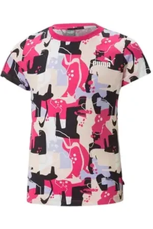 PUMA T-Shirt Mädchen T-Shirt ESS+ STREET ART AOP G 673509 rosa 164