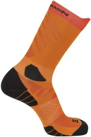 Salomon Sportsocken AERO CREW (1-Paar) orange|schwarz M (39/41)