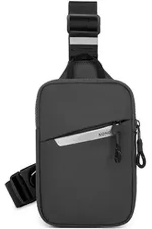 Kono Umhängetasche Herren Brusttasche Herren Sling Bag, Crossbody Bag grau