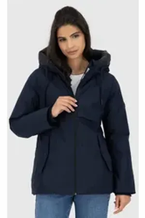 alife kickin Winterjacke CicelyAK A Jacket CS Winterjacke große verstellbare Kapuze blau 40