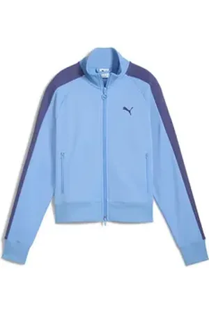 PUMA Trainingsjacke T7 ALWAYS ON Kurze Trainingsjacke Damen blau S