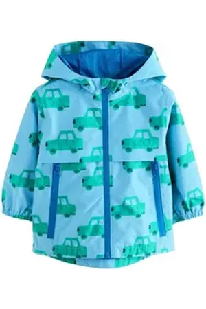 Next Kurzmantel Wasserabweisender, langer Anorak (1-tlg) blau 74-80 (9-12 Mon.)