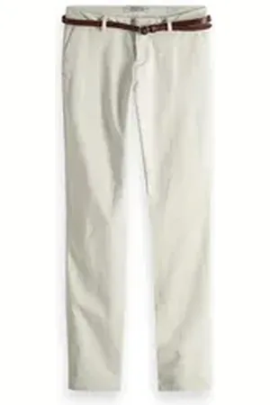 Scotch&Soda Trekkinghose Damen Hose Slim Fit Chino Pants 149941 weiß 31-32