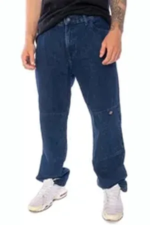 Dickies Loose-fit-Jeans Jeans Double Knee Denim, G 36, L 32, F indigo blau 36