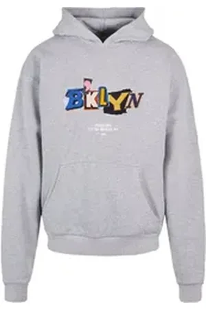 Mister Tee Kapuzensweatshirt Herren BRKLYN Hoodie (1-tlg) grau XL