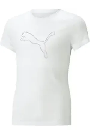 PUMA T-Shirt Mädchen T-Shirt Nova Shine Tee G 673471 weiß 164