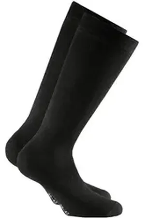 Rohner Socks Kniestrümpfe Unisex Socken 2er Pack Baumwolle (Packung, 2er Pack) schwarz 39-42