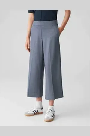 Opus Culotte Culotte MISHA FRENCH Wide mit Komfortbund blau 42