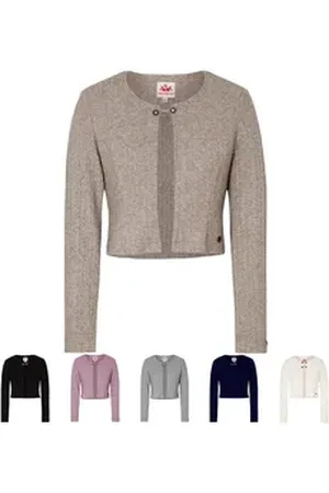 SPIETH & WENSKY Trachtenstrickjacke Emana-Strickjacke Emana Damen Strickjacke Janker Trachten jacke 44/2XL