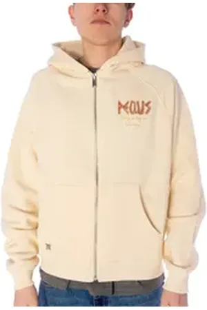 PEQUS Sweatjacke Ziphoodie Ancient Love Story beige L