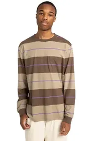 Element Langarmshirt Lowcase Pigment braun S