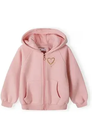 Minoti Kapuzensweatshirt Kapuzenpullover (1y-14y) rosa 80-86cm