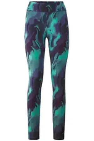 hessnatur Leggings Fitted Medium Cut ACTIVE LIGHT aus Bio-Baumwolle (1-tlg) grün|lila S