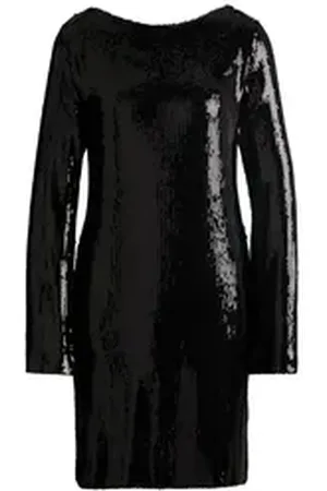 HUGO BOSS Druckkleid Emaxa (1-tlg) schwarz XS
