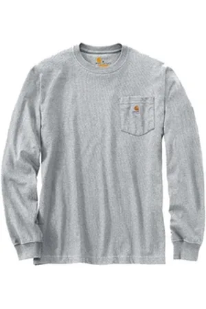Carhartt Longsleeve WW Pocket K126 grau XXL
