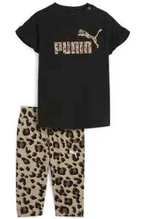 PUMA T-Shirt Baby Set MINICATS ANIMAL Legging Set 680327 schwarz 86
