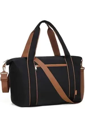 Kono Reisetasche mit Nasstasche, Untersitz-Kabinentasche, Wasserabweisend Handgepäck braun|schwarz