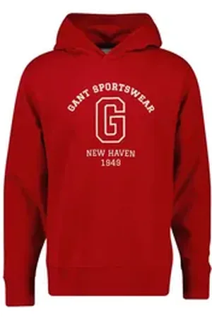 GANT Hoodie GRAPHIC SWEAT HOODIE rot 4XL