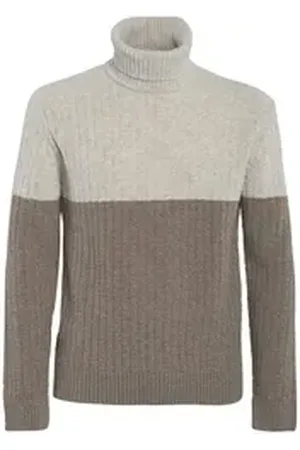 LIVING CRAFTS Rollkragenpullover PATRIZIO GOTS zertifiziert beige L