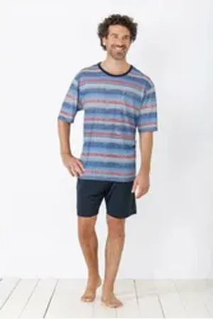 HAJO Shorty , Shorty Schlafanzug Klima-Komfort 53789 blau 52