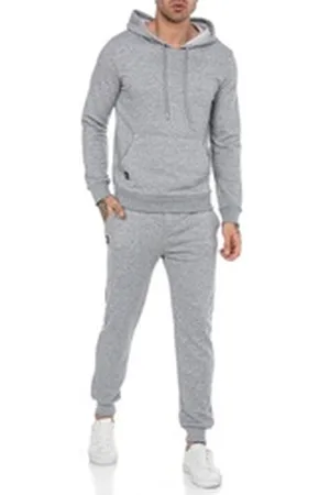 Redbridge Jogginganzug für Herren – Ideal für Freizeit und Sport (2-tlg), Premium Qualität grau XL