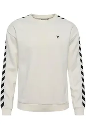 Hummel Fleecepullover Unisex Pullover hmlARCHIVE LOOSE FIT SWEATSHIRT 225257 weiß L