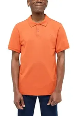 Mustang Poloshirt Style Palco mit Logo-Stickerei orange XL