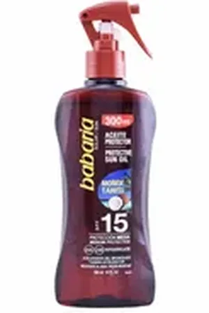 Babaria Sonnenschutzcreme Protective Sun Oil Spf15 With Tahitian Monoï Oil 300ml