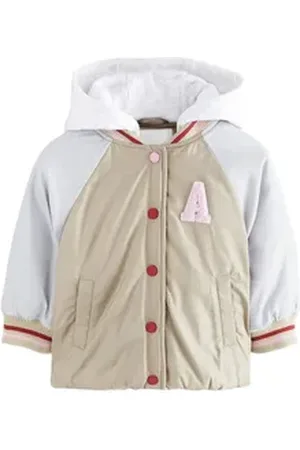 Next Bomberjacke Wasserabweisende Bomberjacke (1-St) beige 62-68 (3-6 Mon.)