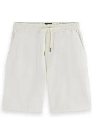 Scotch&Soda Bermudas Herren Bermuda-Shorts Baumwollmischung weiß 33W