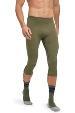 Falke Thermounterhose Warm (1-St) thermoregulierend für warme bis kalte Temperaturen grün S
