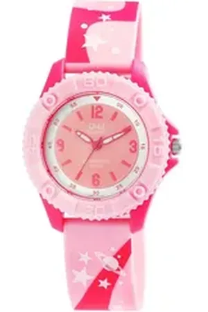 Q&Q Quarzuhr VQ96J019Y Kinderuhr mit Silikonarmband, 10 Bar wasserdicht
