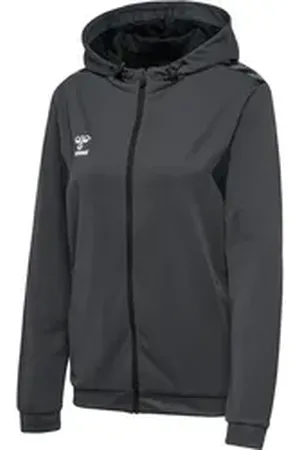 Hummel Trainingsjacke Hmlauthentic Pl Zip Hoodie Woman grau XL