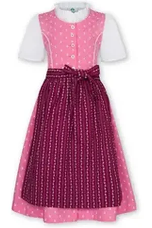 Isar Dirndl Kinderdirndl 3tlg. - DAMIRA - rosa rosa 80