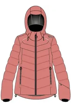 CMP Skijacke Damen Skijacke Woman Fix Hood Jacket 33W0376 rosa 40