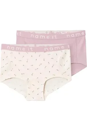 NAME IT Hipster NKFHIPSTER 2P BUTTERCREAM FLORAL NOOS (Set, 2-St) rosa 158/164