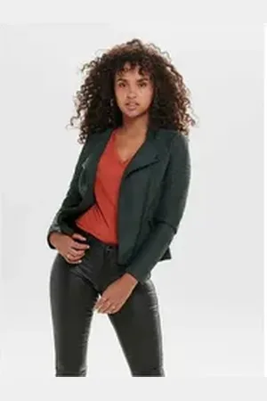 ONLY 3-in-1-Funktionsjacke Lederjacke für Damen in schwarz schwarz (1-St) schwarz 36