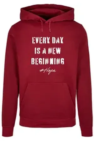 Merchcode Kapuzensweatshirt Herren Hope 2 Basic Hoody (1-tlg) rot XS