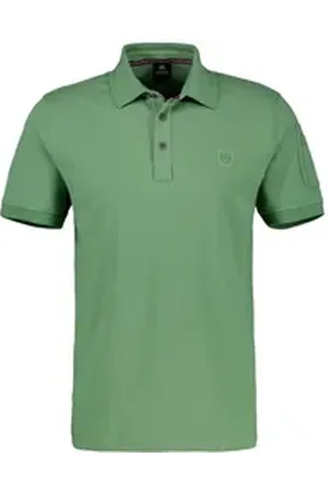 Lerros Poloshirt Piqué-Poloshirt für Herren grün M