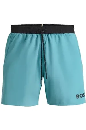 HUGO BOSS Badeshorts Badeshorts Starfish mit Markenlogo blau XL