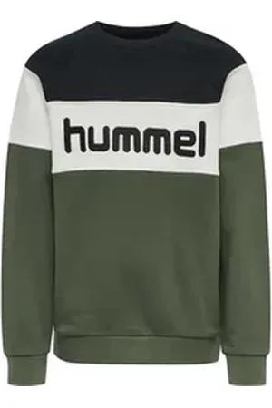 Hummel Fleecepullover Jungen Pullover Claes Sweatshirt 212445 grün 116