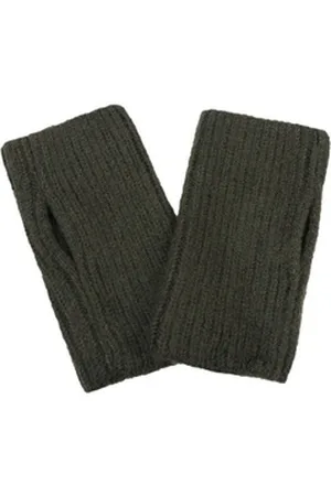 ZEBRO Strickhandschuhe Hand Stulpe grün