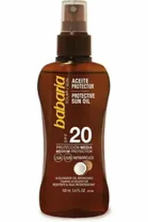 Babaria Sonnenschutzcreme Coconut Tanning Oil Spray Spf20 100ml